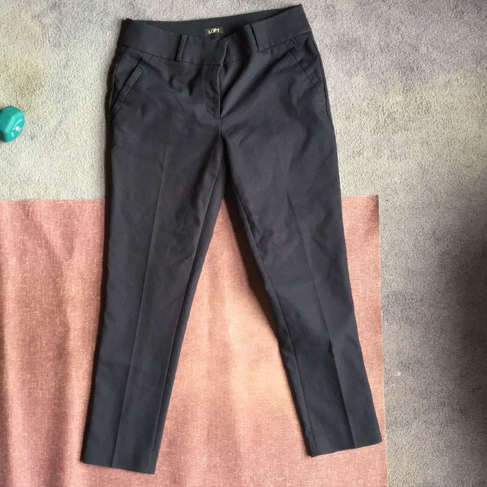 Navy trousers